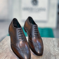 TM-00429 brock shoes patina finish