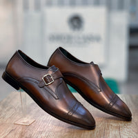 Tm-00393 Single-monk patina finish