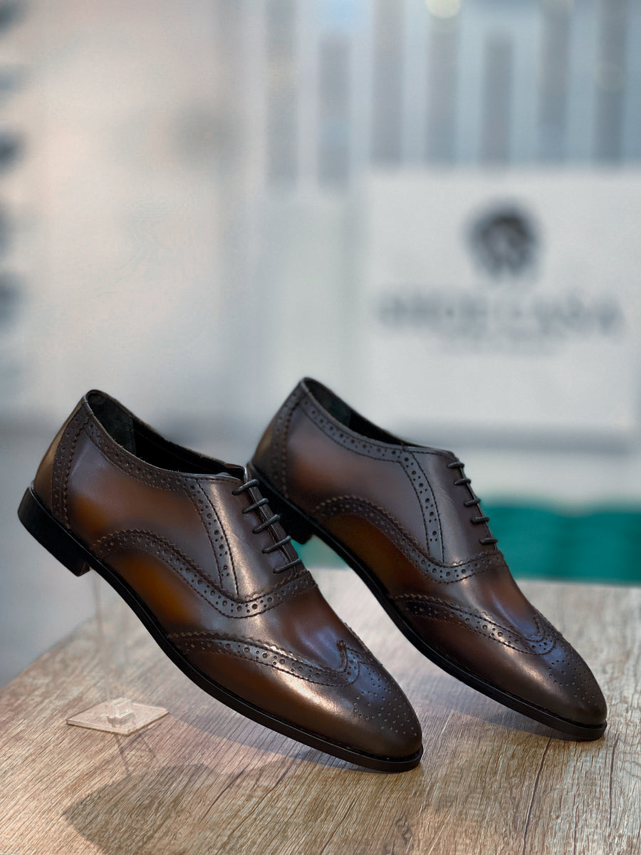 TM-00429 brock shoes patina finish