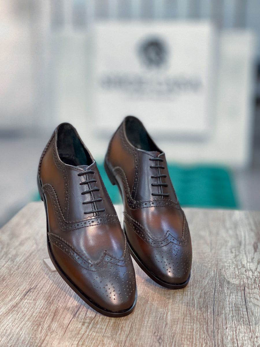 TM-00429 brock shoes patina finish