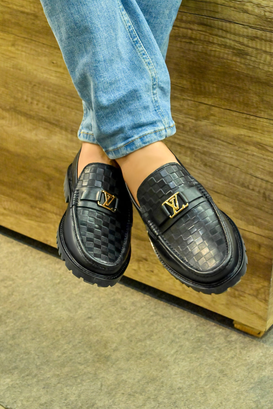 Tm-00417 Chunky sole black