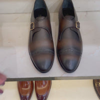 Tm-00393 Single-monk patina finish