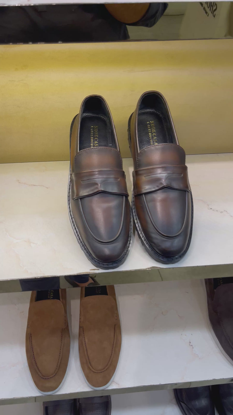TM-00389 Chunky sole patina finish